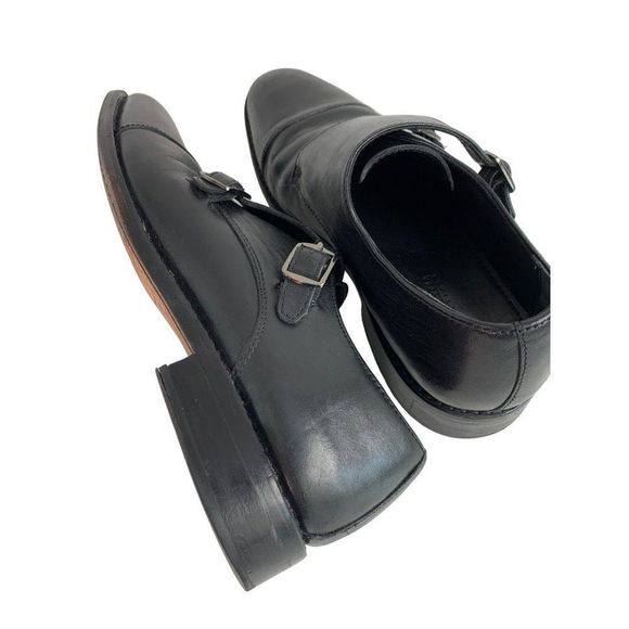 Men’s Anthony Veer Roosevelt Double Monk Strap Shoe Black 8.5 6218 - Picture 4 of 12